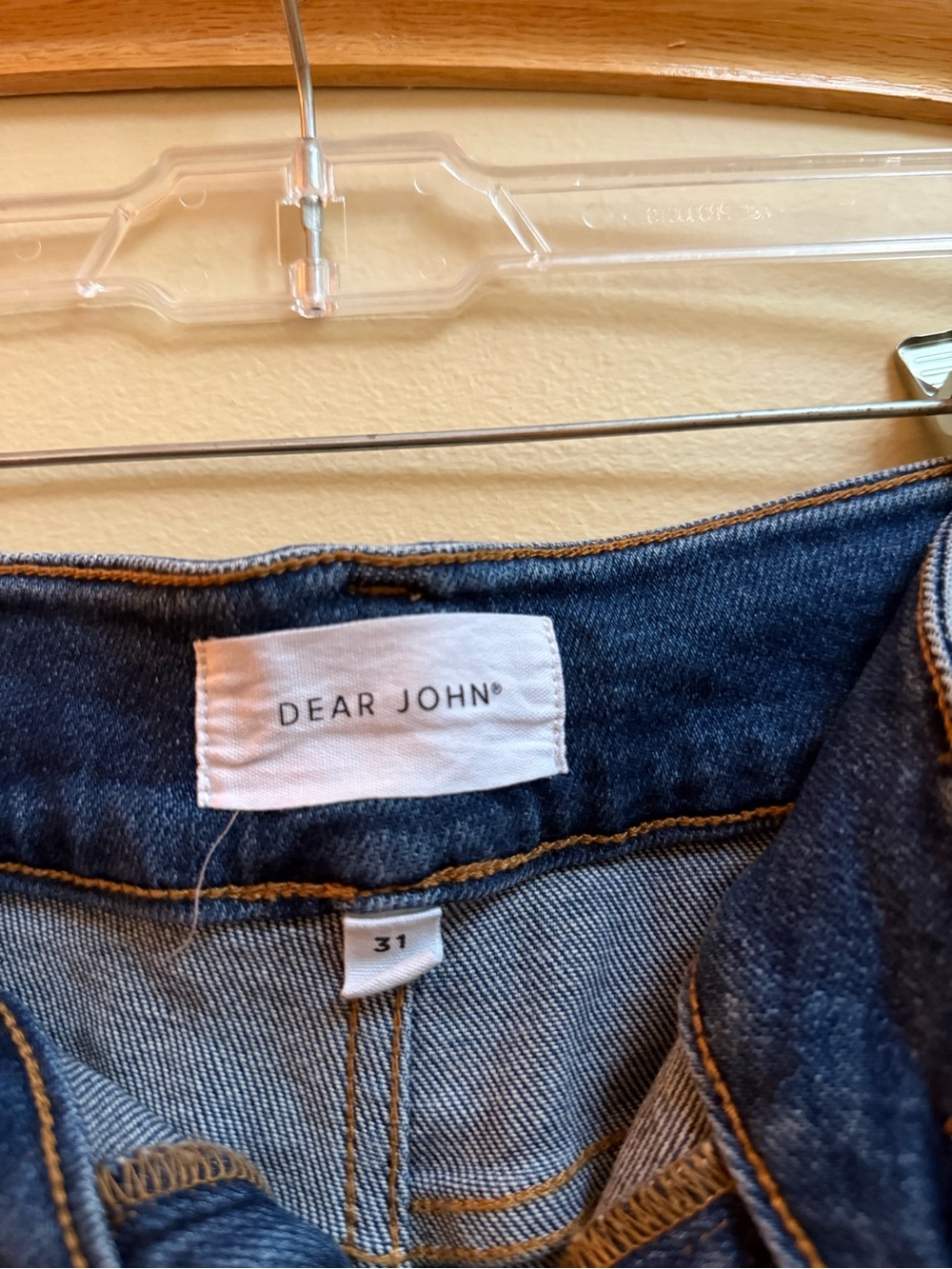 Dark Blue Women Jeans with Cuffed Bottom - Picture 4 of 8